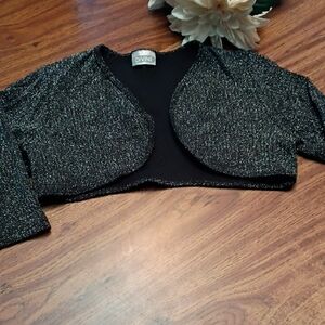 🖤Sparkle Black Bolero Jacket Approx Youth Medium Or Large